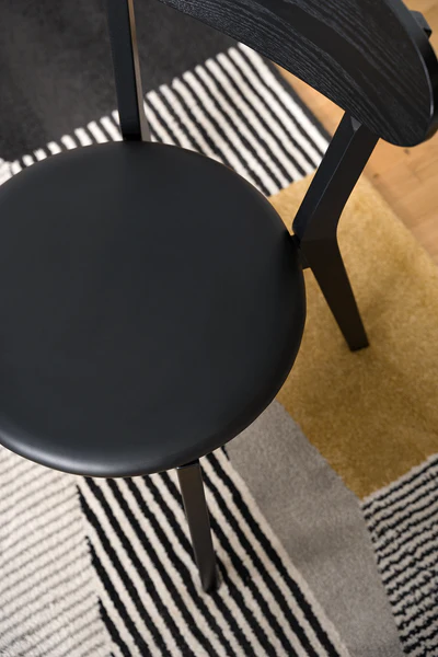 Esszimmerstuhl Bogmoor (2er-Set) - Kunstleder / Esche massiv - Schwarz - Image 15