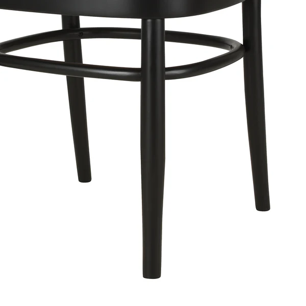 Esszimmerstuhl Daru (2er-Set) - Rattan / Buche massiv - Rattan / Schwarz - Image 14