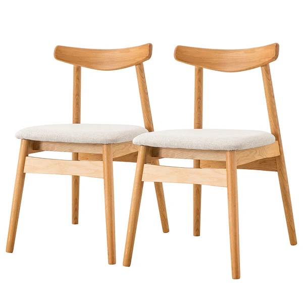 Esszimmerstuhl Lilif 2er-Set - Eiche