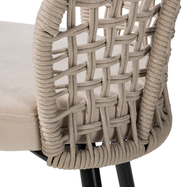 Esszimmerstuhl Rickwood 2er-Set - Samt / Stahl - Beige / Schwarz - Image 11