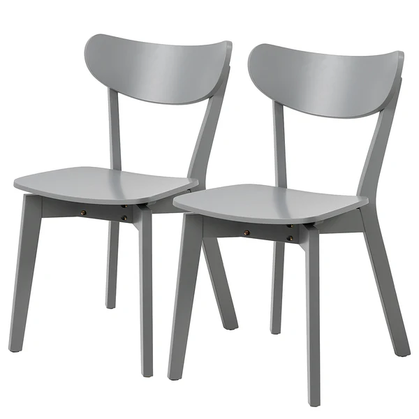 Esszimmerstuhl Rigby (2er-Set) - Hellgrau