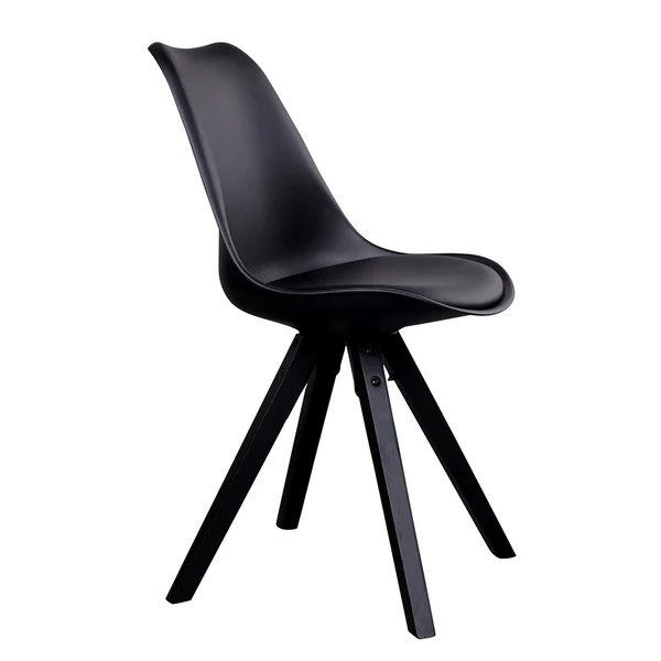 Esszimmerstuhl Trebes I (2er-Set) - Kunststoff / Gummibaum massiv - Schwarz / Schwarz - Image 4