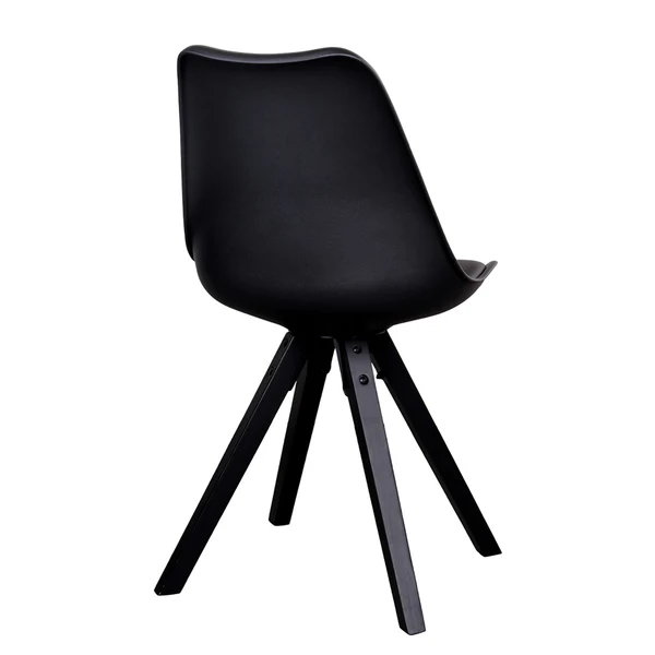 Esszimmerstuhl Trebes I (2er-Set) - Kunststoff / Gummibaum massiv - Schwarz / Schwarz - Image 5