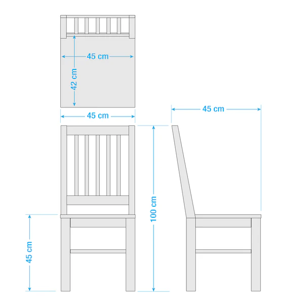 Esszimmerstuhl Vision (2er-Set) - Akazie massiv - Image 11