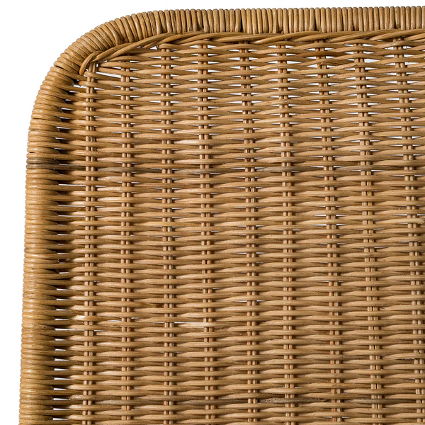 Esszimmerstuhl Vuna (2er-Set) - Rattan / Metall - Rattan Natur / Schwarz - Image 8