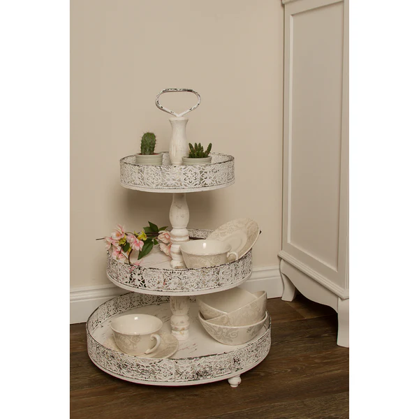 Etagere Erulina - Messing - Weiß - Image 2