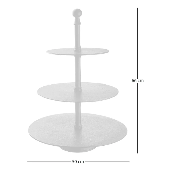 Etagere SHOWTIME 3-stufig - Metall - Schwarz - Image 6