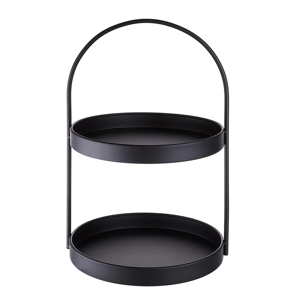 Etagere SIDELINE 2-stufig - Metall - Schwarz - Image 2