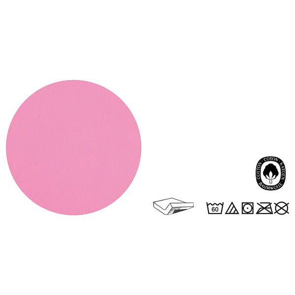 Feinjersey Spannbettuch 0077144 - Baumwolle Jersey - Pink - 90-100 x 200 cm - Image 5