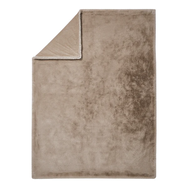 Felldecke WILD THING - Polyester - Taupe - Image 2