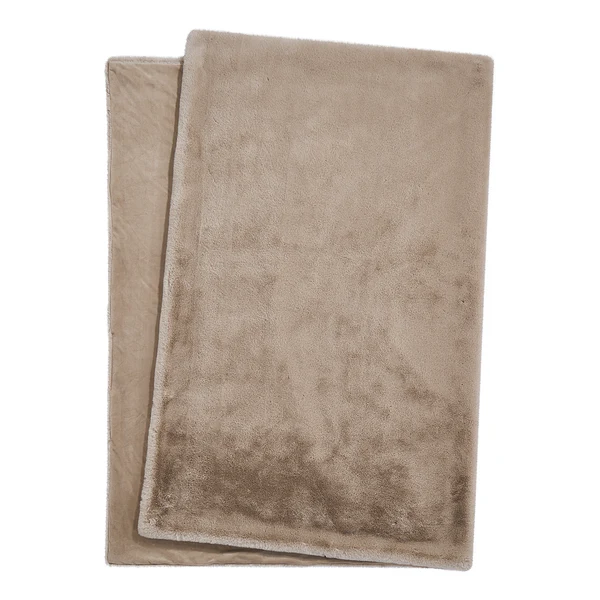 Felldecke WILD THING - Polyester - Taupe - Image 3