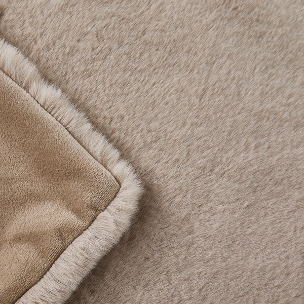 Felldecke WILD THING - Polyester - Taupe - Image 4