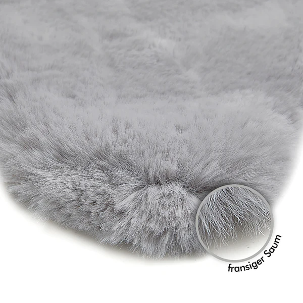 Fellteppich Cingoli - Polyester - Grau - Image 4