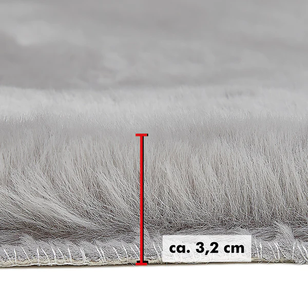 Fellteppich Cingoli - Polyester - Grau - Image 9