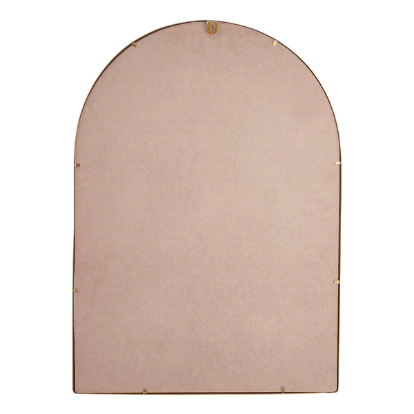 Fensterspiegel FINESTRA - Eisen und Glas - Gold - 50 x 70 cm - Image 4