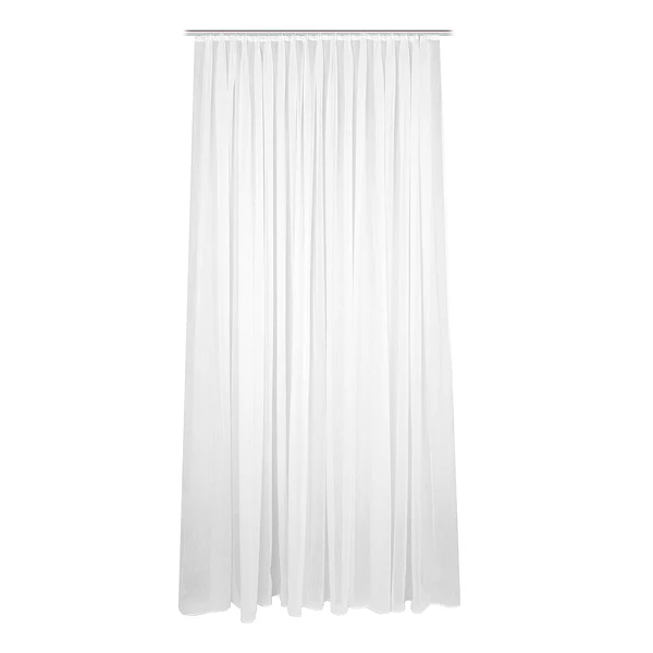 Fertiggardine Flamio - Polyester - Weiß - 300 x 225 cm