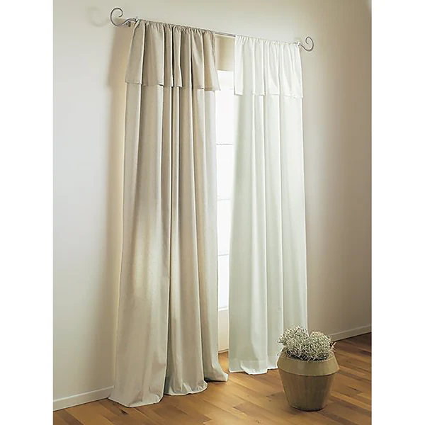 Fertiggardine Lene - Baumwolle - Braun - 140 x 225 cm - Image 3