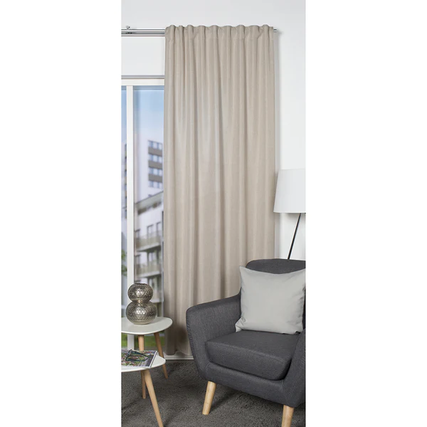 Fertiggardine Oxford - Polyester - Beige - 135 x 145 cm