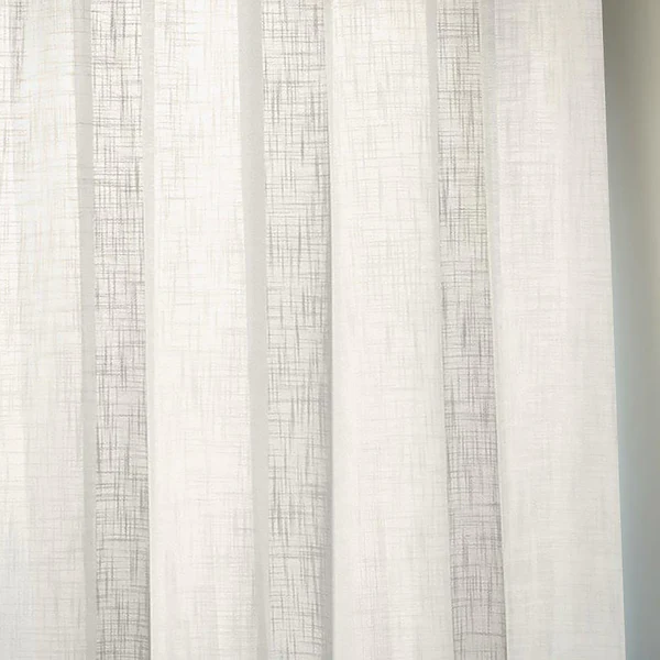 Fertiggardine Softy - Polyester - Wollweiß - 140 x 160 cm - Image 4