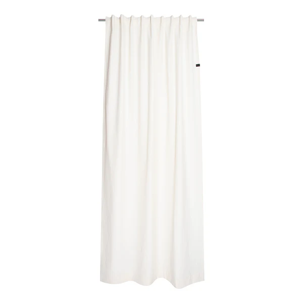 Fertiggardine Solo - Baumwolle / Polyester - Weiß - 130 x 300 cm