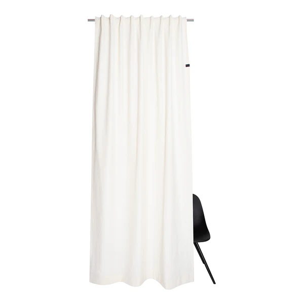 Fertiggardine Solo - Baumwolle / Polyester - Weiß - 130 x 300 cm - Image 2