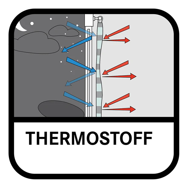 Fertigschal Annett - Bio-Baumwolle - Weiß / Grau - Grau - Image 8