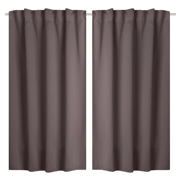 Fertigschal Gressy (2er-Set) - Polyester - Steingrau - 140 x 145 cm