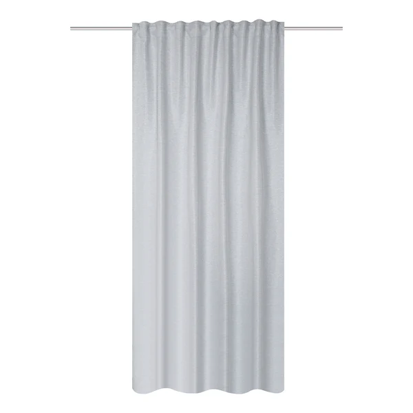 Fertigschal John - Polyester - Lichtgrau - 135 x 170 cm