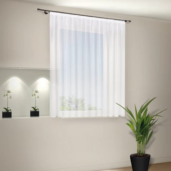 Fertigstore Gabina - Polyester - Weiß - 450 x 180 cm - Image 2