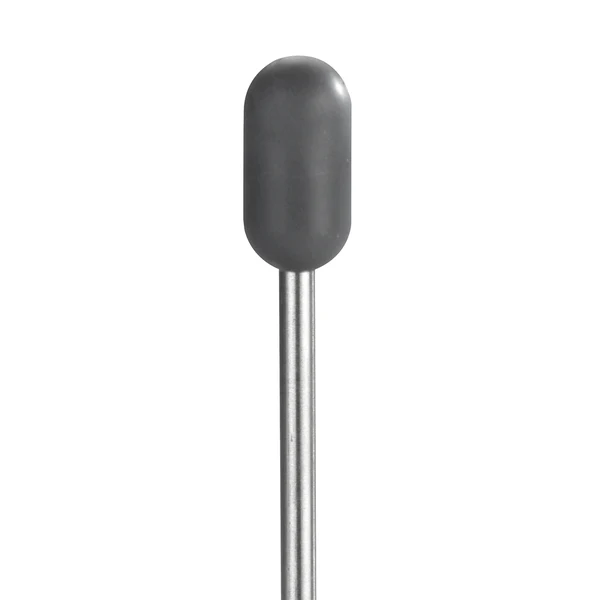 Flaschenhalter Filia - Edelstahl / Bambus - Silber matt / Braun - Image 4