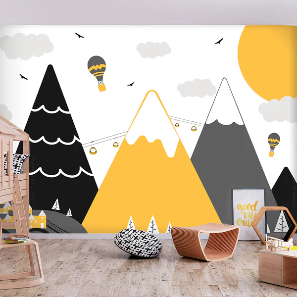 Fototapete Adventure in the Mountains - Vlies - Mehrfarbig - 300 x 210 cm - Image 2
