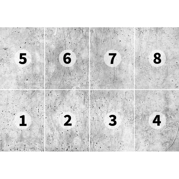Fototapete Beton - Papier - Grau - Image 3