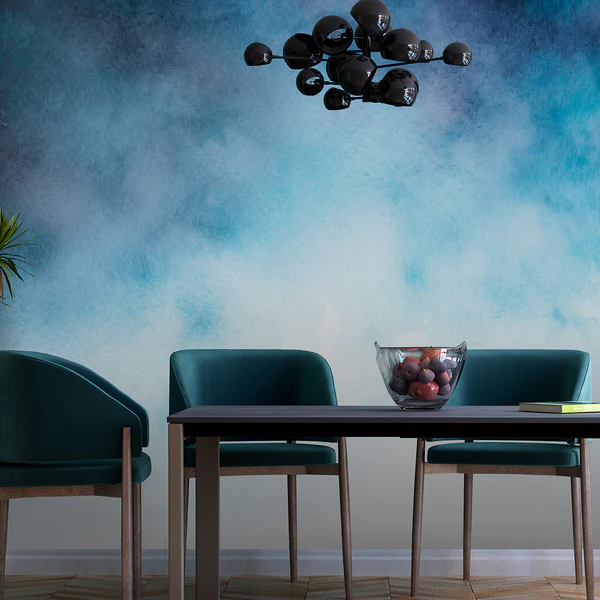 Fototapete Cobalt Clouds - Vlies - Blau - 300 x 210 cm - Image 2