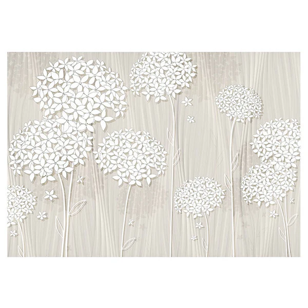 Fototapete Creamy Daintiness - Premium Vlies - Beige - 400 x 280 cm