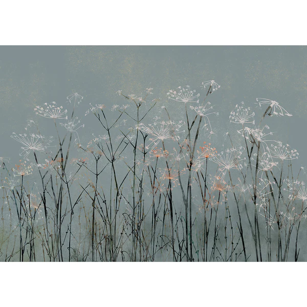 Fototapete Garlic Flowers - Vlies - Mehrfarbig - 400 x 280 cm