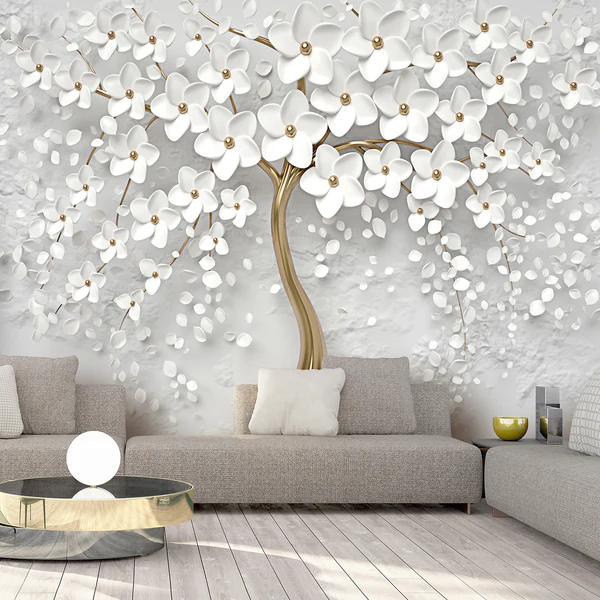 Fototapete Magic Magnolia - Vlies - Mehrfarbig - 450 x 315 cm - Image 2
