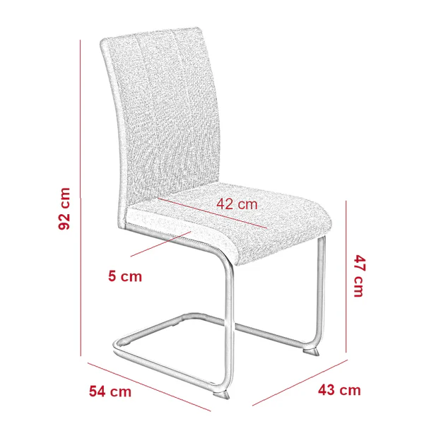 Freischwinger Ceelias 2er-Set - Anthrazit - Image 13