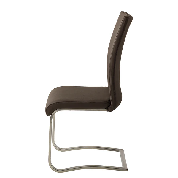 Freischwinger Marco - Echtleder Gyda: Braun - 2er Set - Image 5
