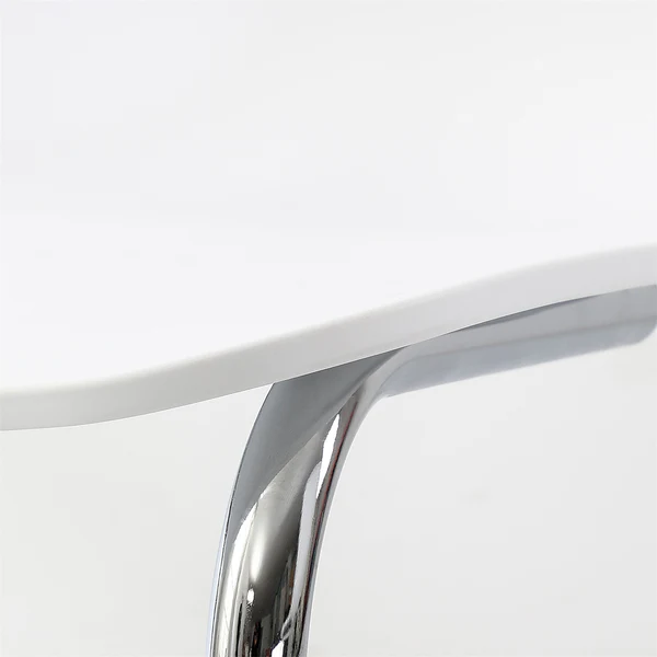 Freischwinger Mendosa 2er-Set - Silber - Weiß - Eisen - Polypropylen - 48 x 79 x 50 cm - Image 9
