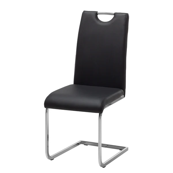 Freischwinger Pasala - Kunstleder - Schwarz - 2er Set - Image 3