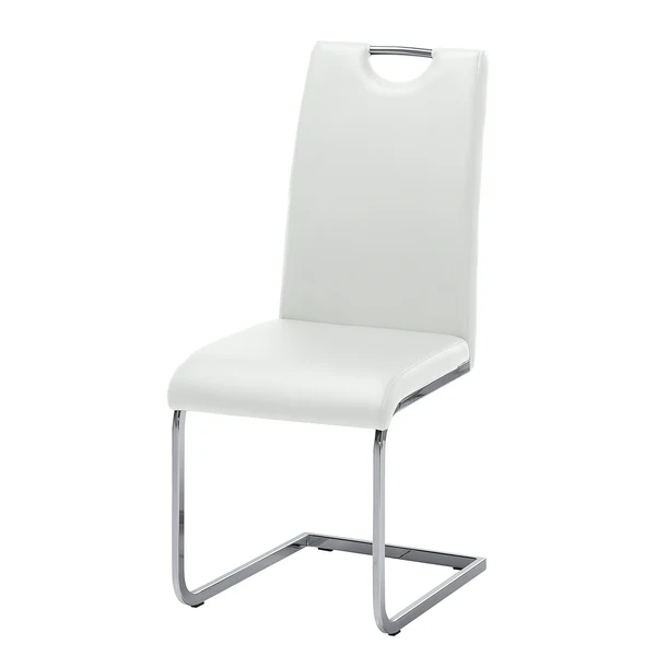 Freischwinger Pasala - Kunstleder - Weiß - 2er Set - Image 3