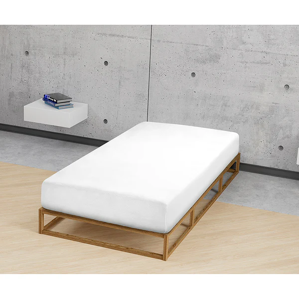 Frottee-Stretch-Spannbettlaken 0012344 - Frottee - Weiß - 180-200 x 200 cm - Image 2