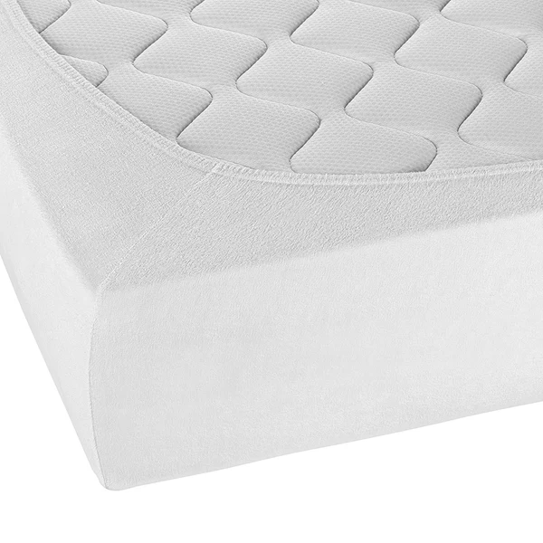 Frottee-Stretch-Spannbettlaken 0012344 - Frottee - Weiß - 180-200 x 200 cm - Image 4