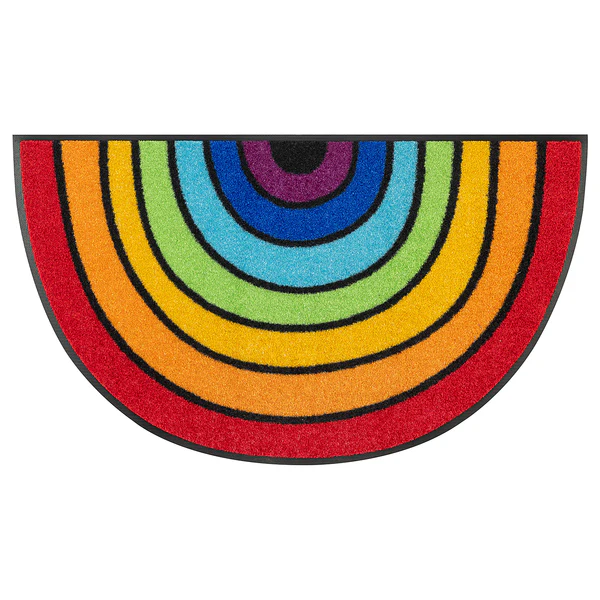 Fuß- & Sauberlaufmatte Rainbow - Polyamid / Nitrilgummi - Mehrfarbig