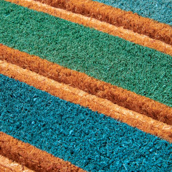 Fußmatte Mix Mats Colorful Stripes - Kokosfasern / PVC - Mehrfarbig - Image 3