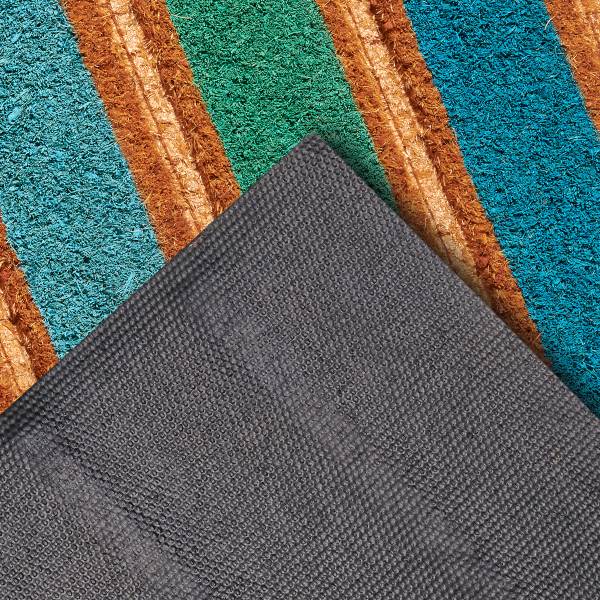Fußmatte Mix Mats Colorful Stripes - Kokosfasern / PVC - Mehrfarbig - Image 4