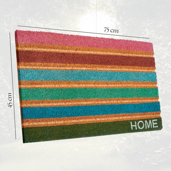 Fußmatte Mix Mats Colorful Stripes - Kokosfasern / PVC - Mehrfarbig - Image 6