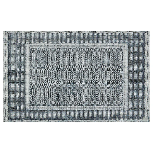 Fußmatte Square - Polyamid - Dunkelblau - 67 x 110 cm
