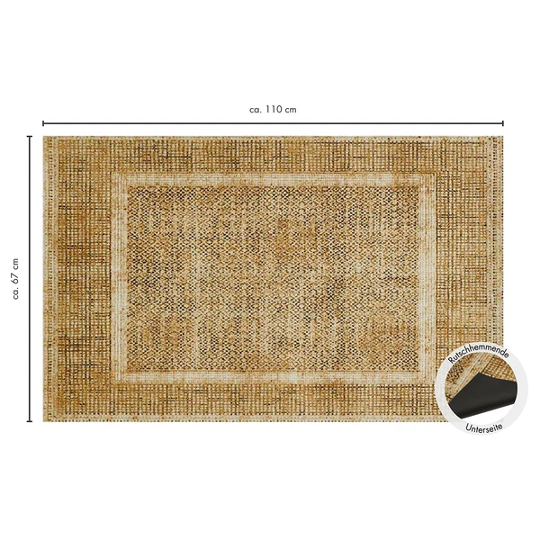 Fußmatte  Square - Polyamid - Honig - 67 x 110 cm - Image 9