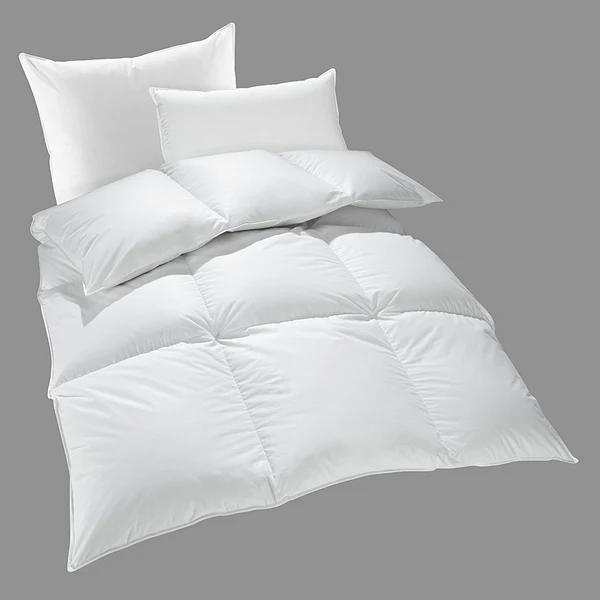 Ganzjahresbetten-Set Canada - 135 x 200 cm + Kissen 80 x 80 cm - 90% Daunen, 10% Federn - Image 2